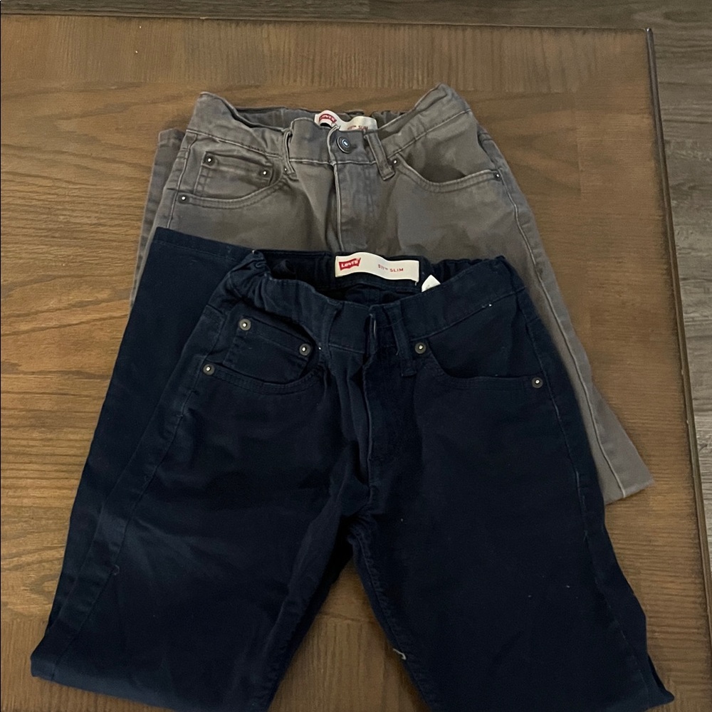 Levi's Charcoal and Midnight Blue Jeans